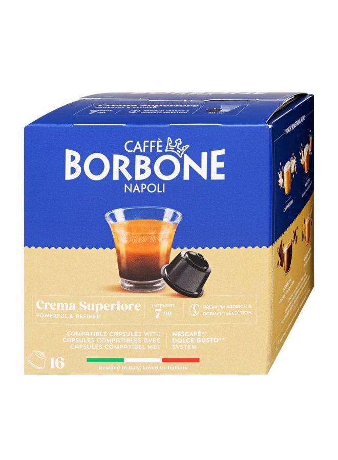 CAFFE BORBONE Crema Superiore coffee capsules, 16 Count - Image 1